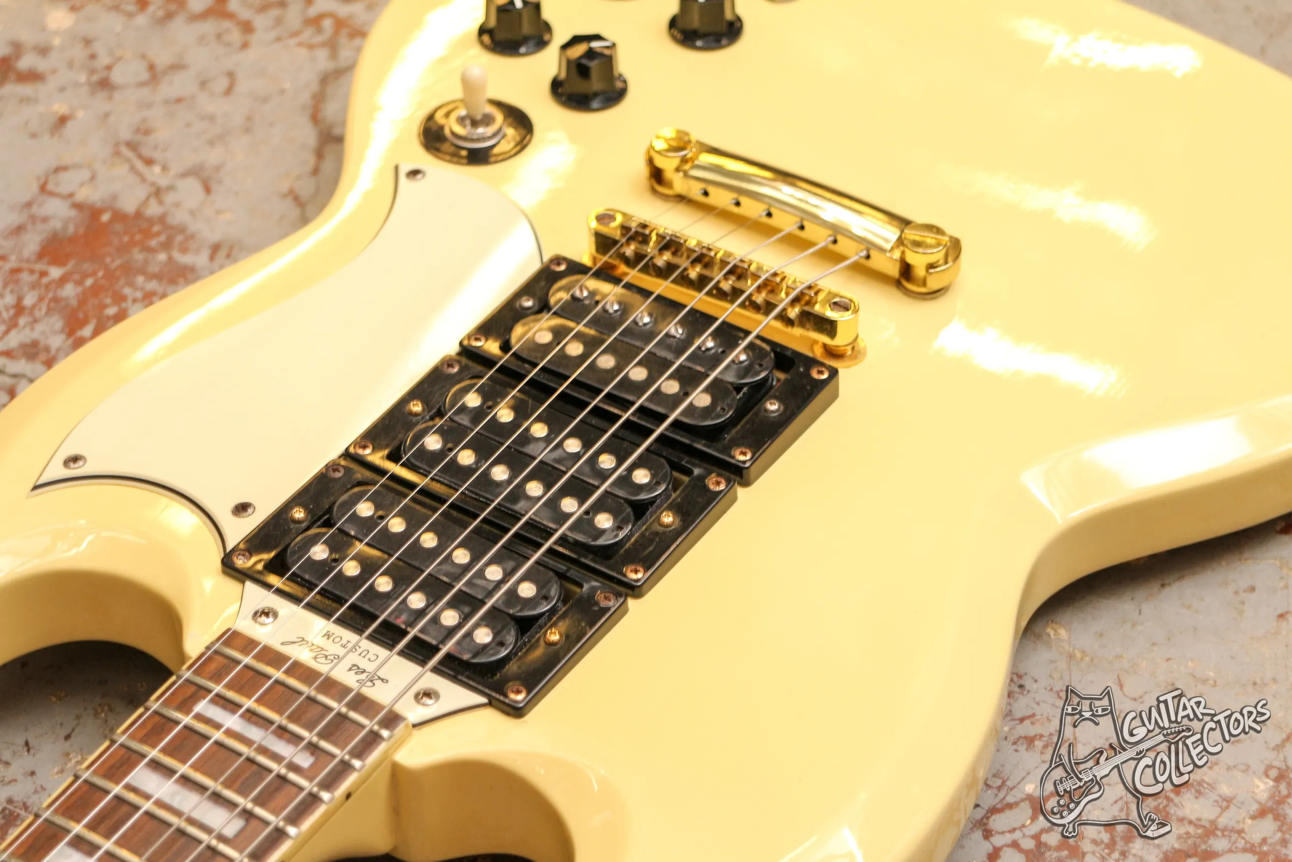 Epiphone SG G-400 Custom Limited HHH Antique Ivory