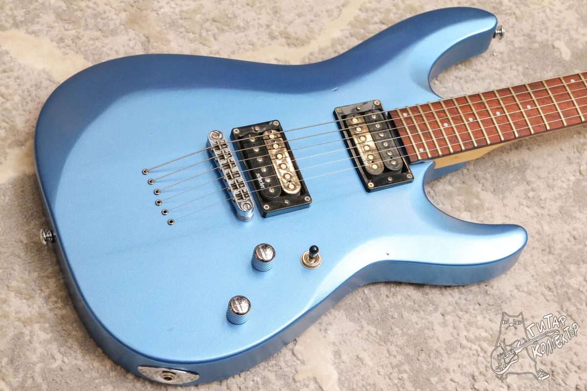 Schecter C-6 Deluxe Satin Metallic Light Blue
