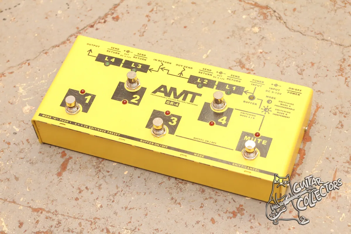 AMT GR 4 Programmable Guitar Router Switcher