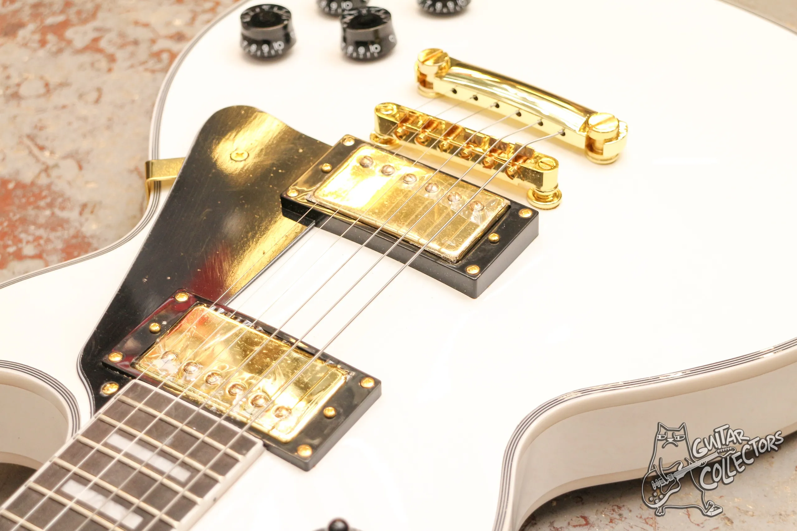 Gibson Les Paul Custom Alpine White Copy