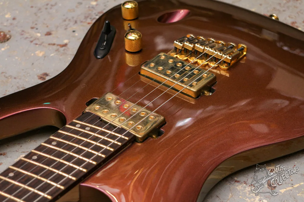 Ibanez SML721 Axe Design Lab Rose Gold Chameleon