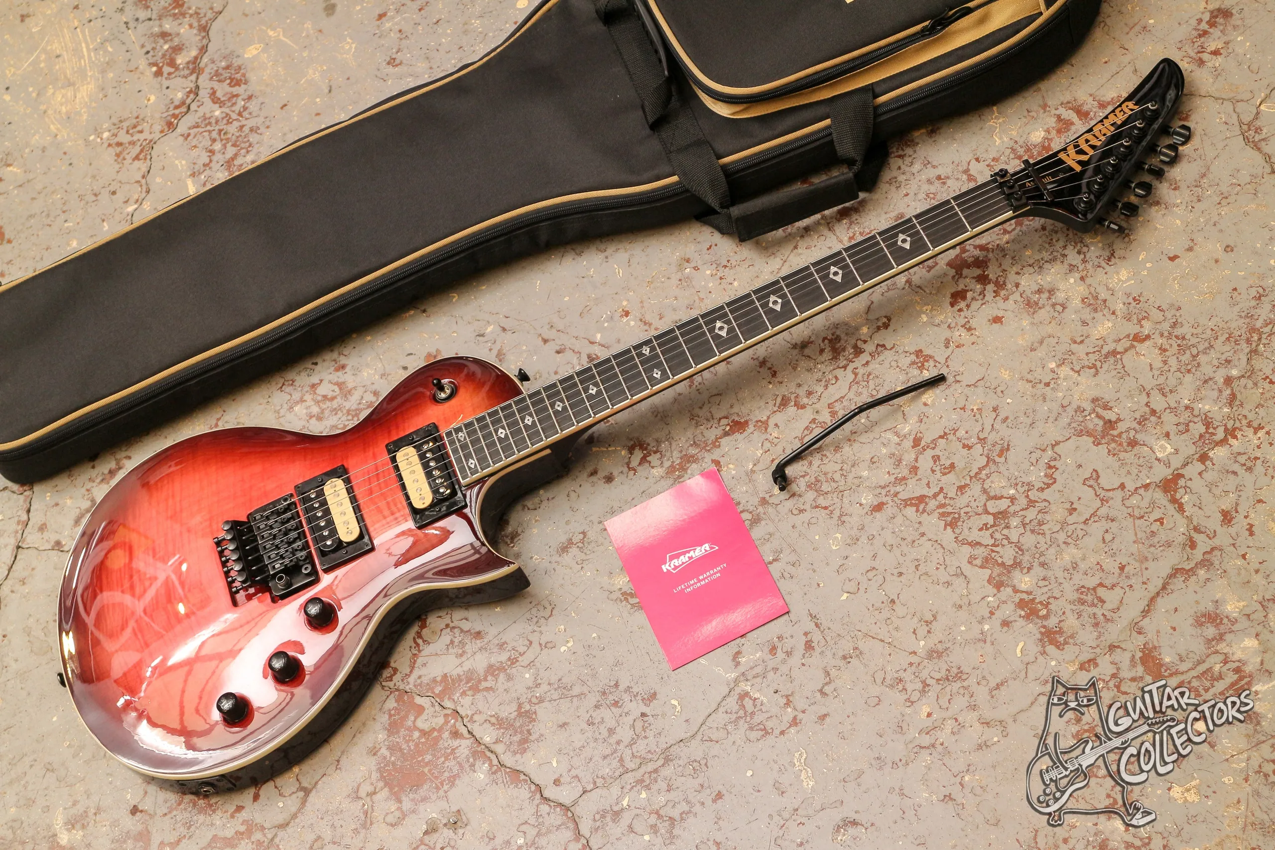 Kramer Assault Figured Magenta Les Paul