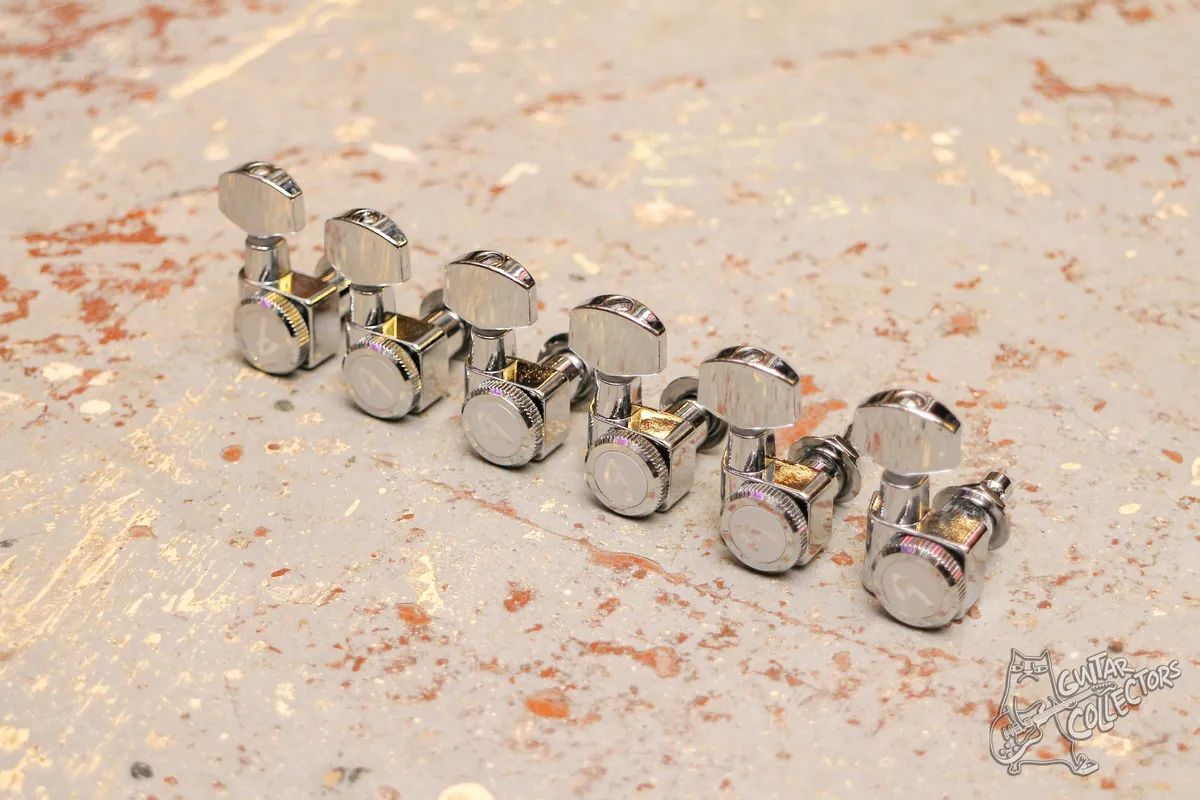 Fender Колки Локовые 6 в ряд Хром