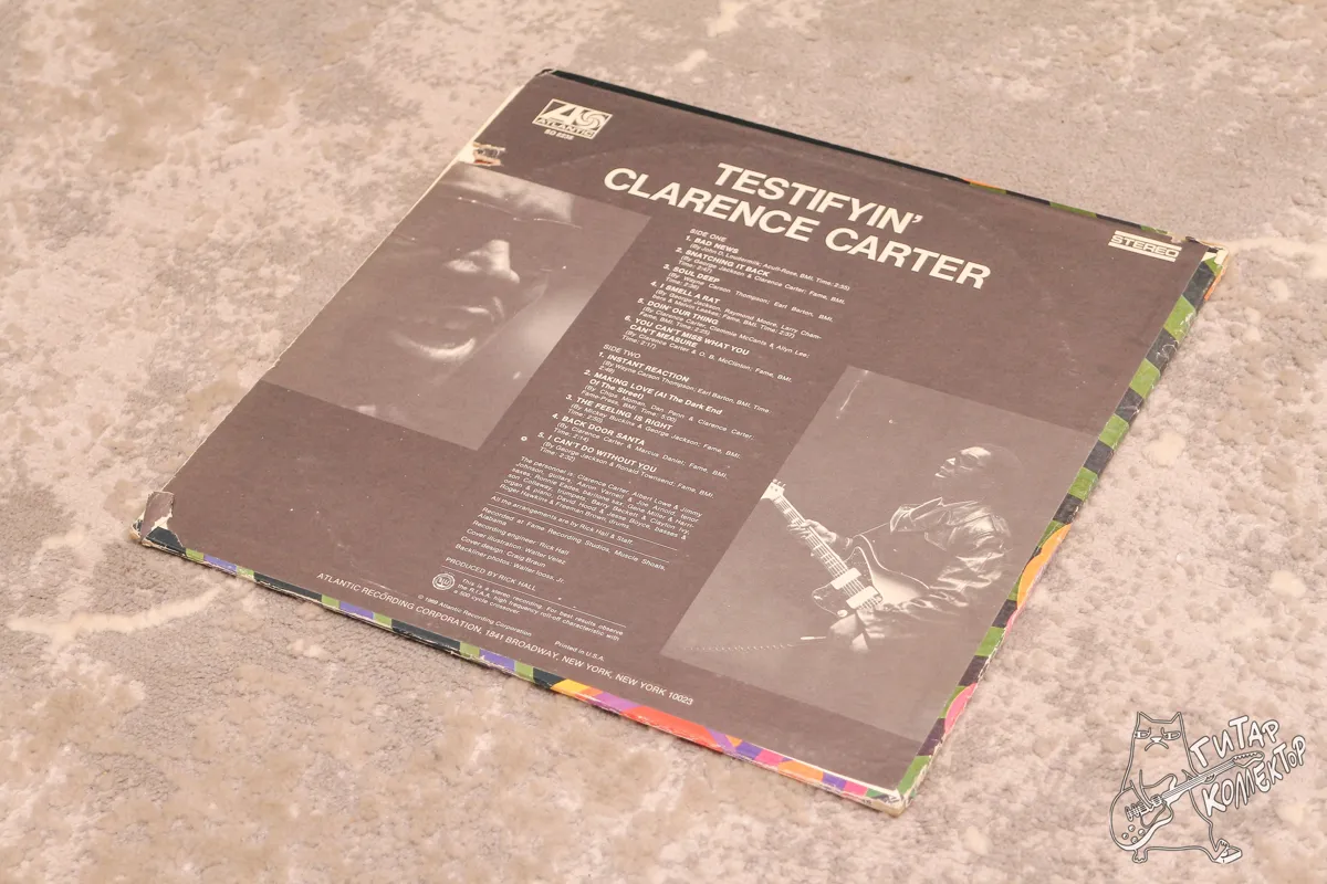 Clarence Carter – Testifyin' LP US 1969 EX/NM