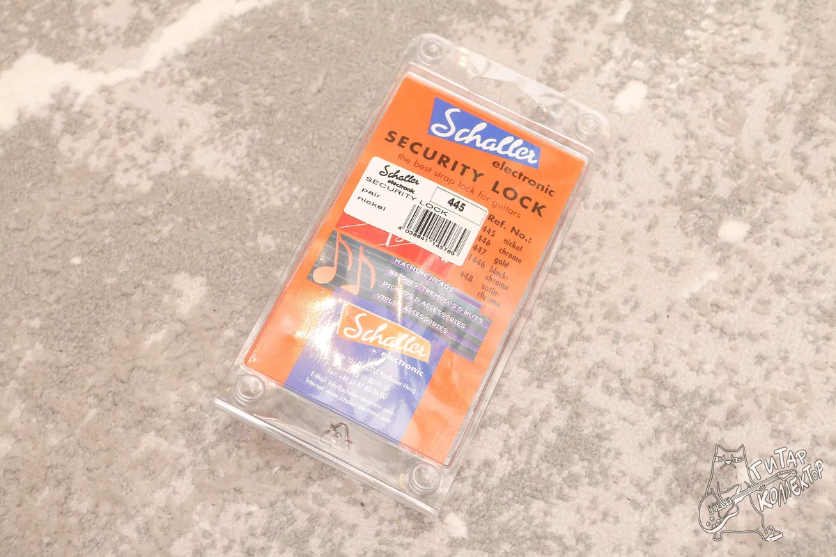 Стреплоки Schaller Security Locks 445 Nickel