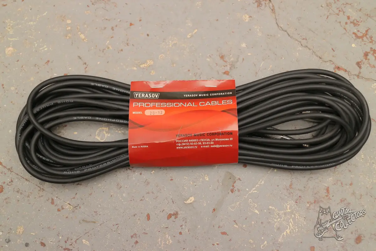 Шнур микрофонный, Jack - XLR, 12м, Yerasov