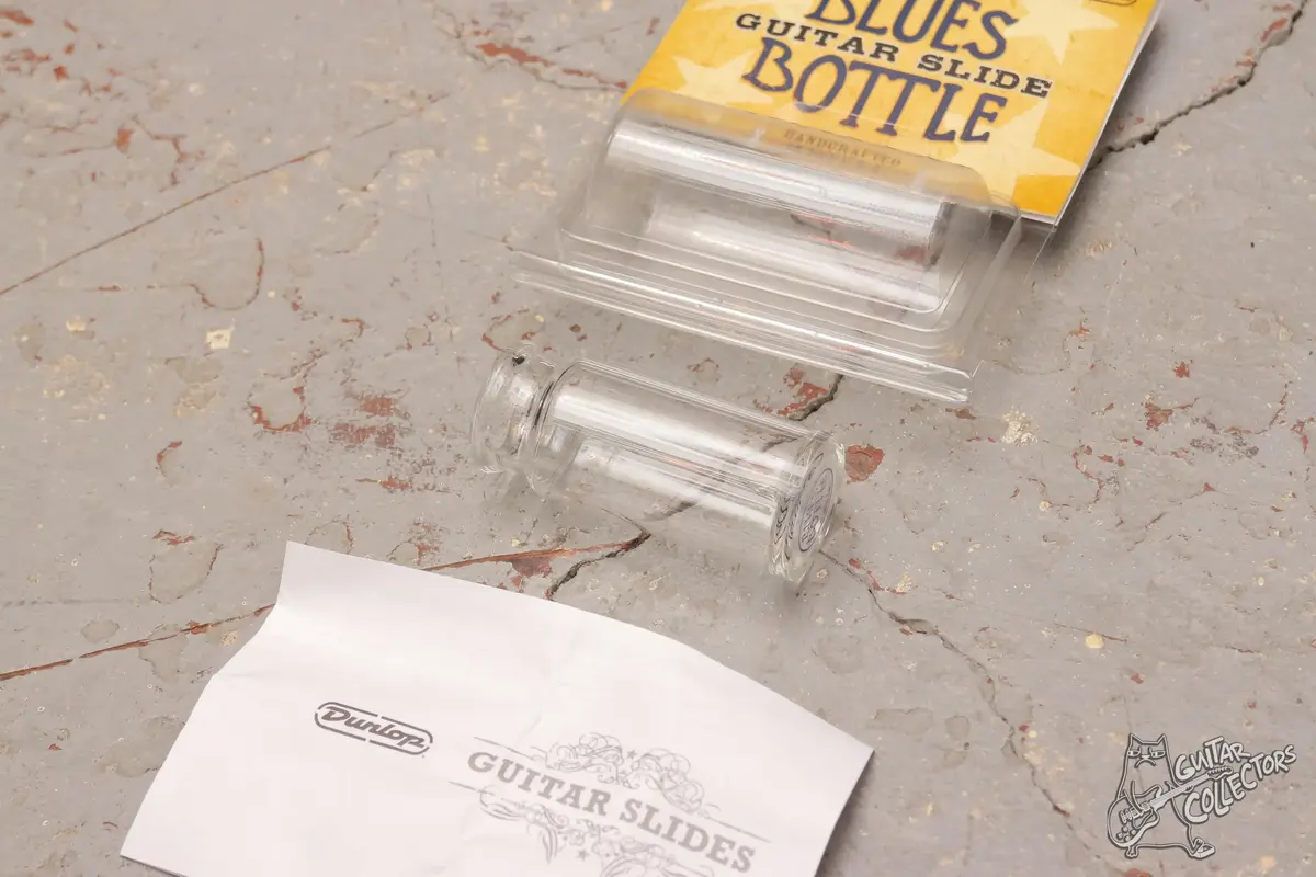 Слайд стеклянный банка Dunlop Blues Bottle, малый, обычная толщина,