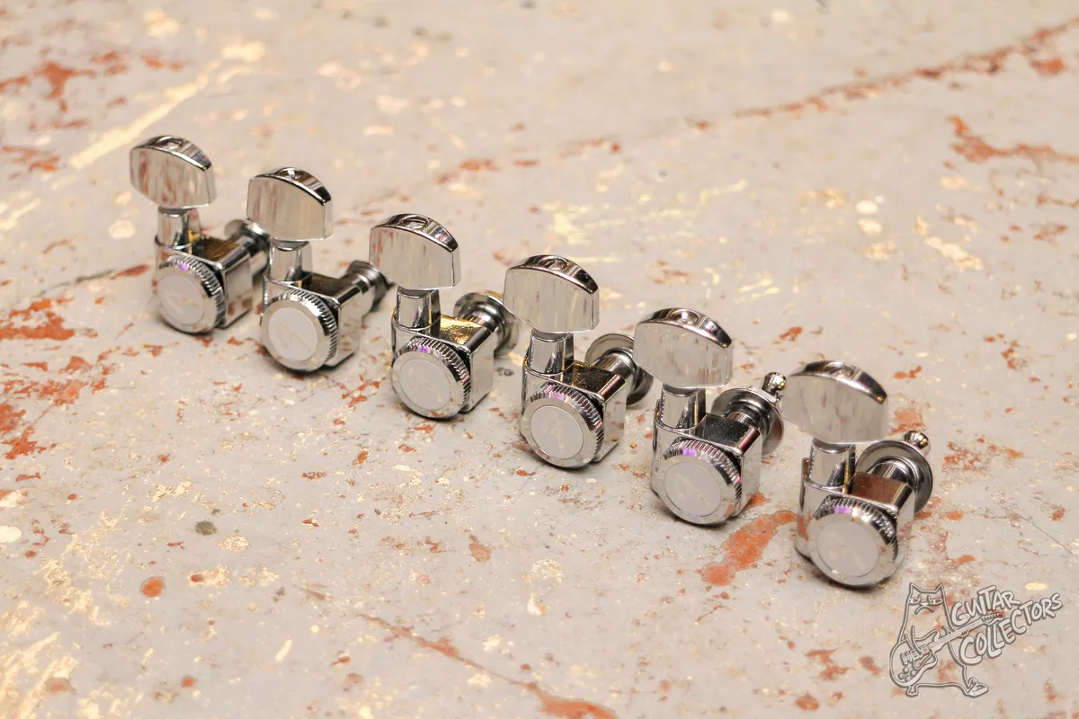 Fender Колки Локовые 6 в ряд Хром