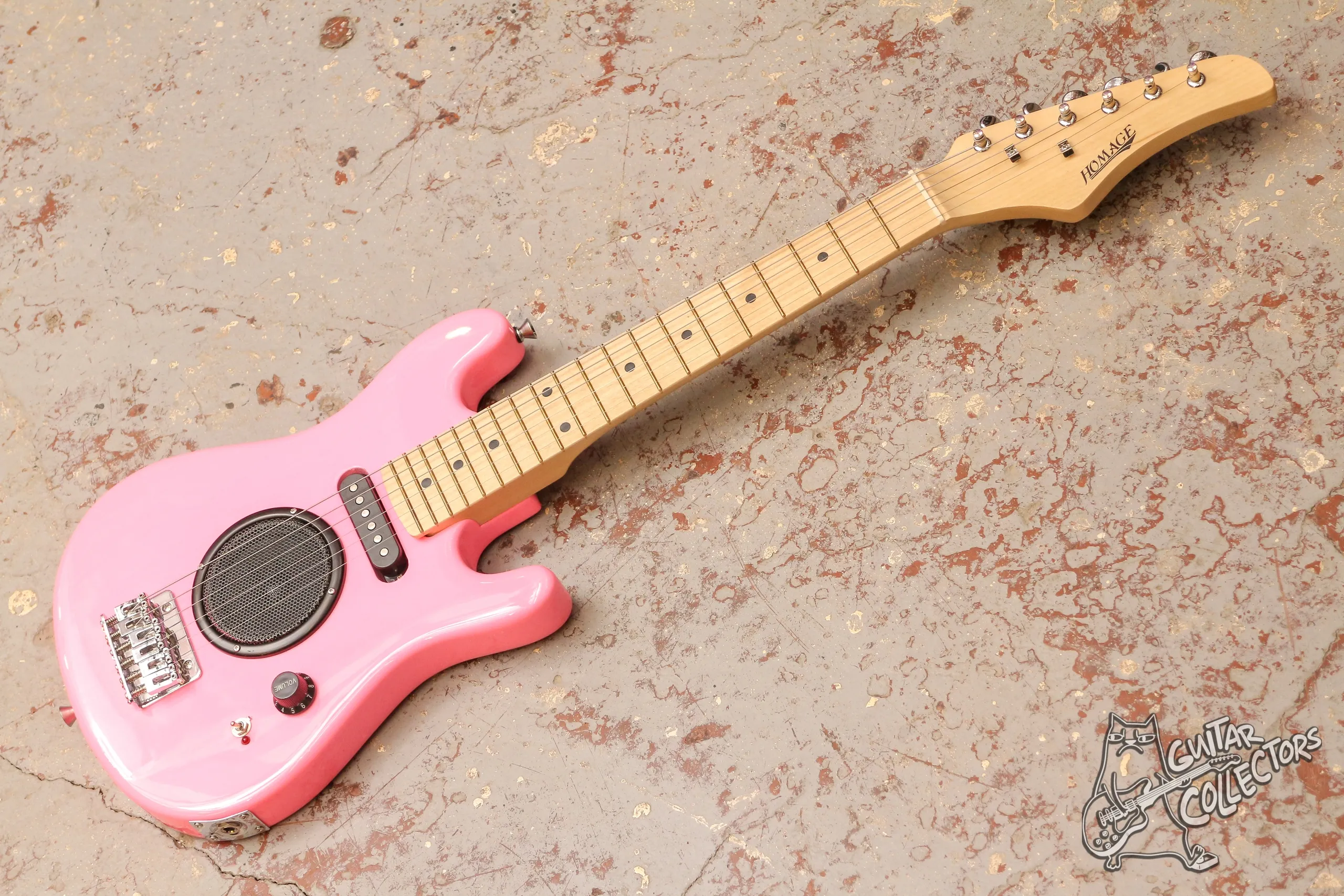 Homage HEG105PK Mini Travel-Guitar