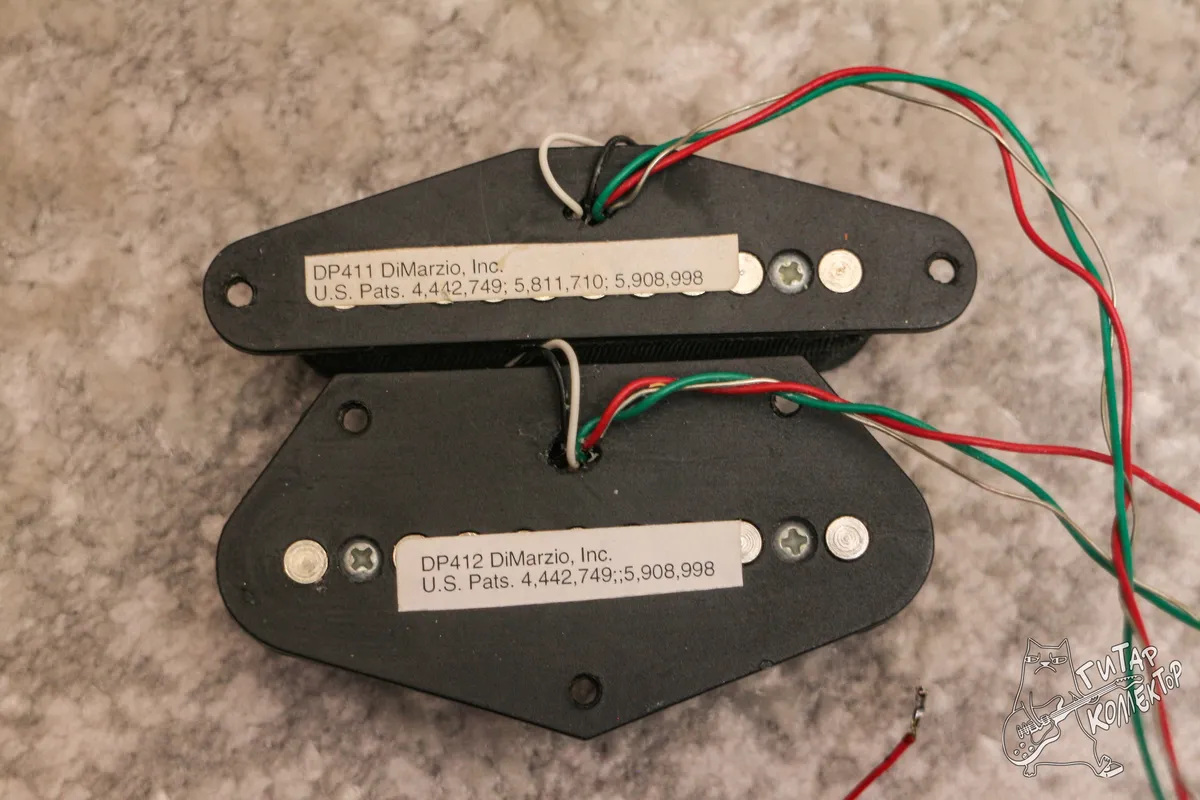 Dimаrzio DP 411 412 Virtuаl T Telecaster SS Set