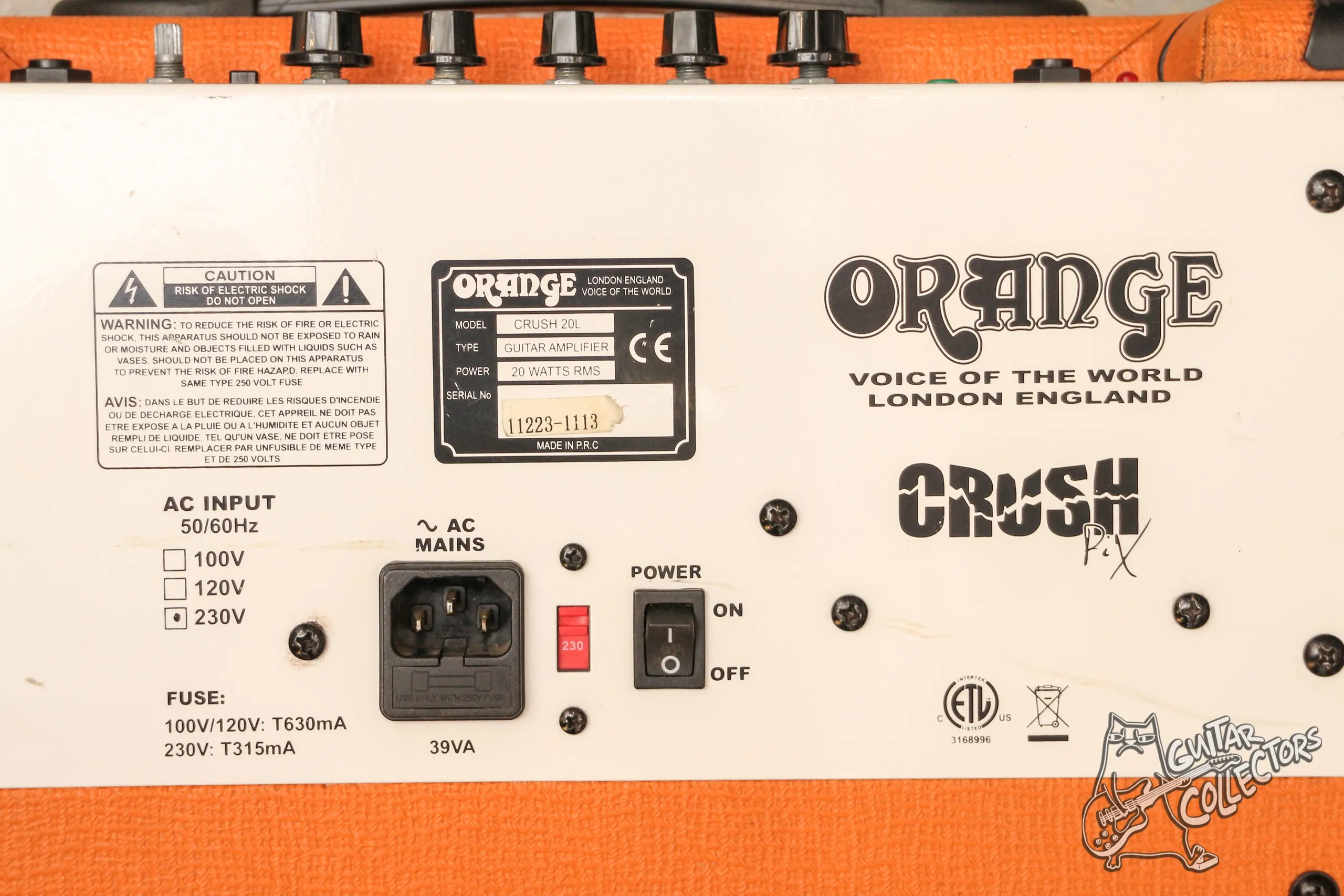 Orange Crush 20 L Guitar Combo