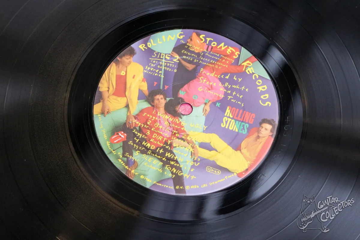 The Rolling Stones – Dirty Work LP Europe 1989 EX/NM