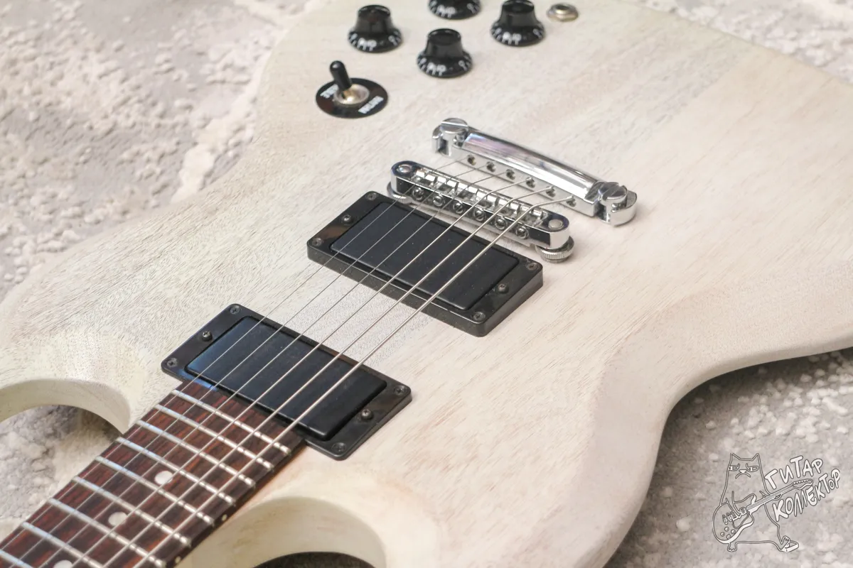 Gibson SG SGJ Trans White