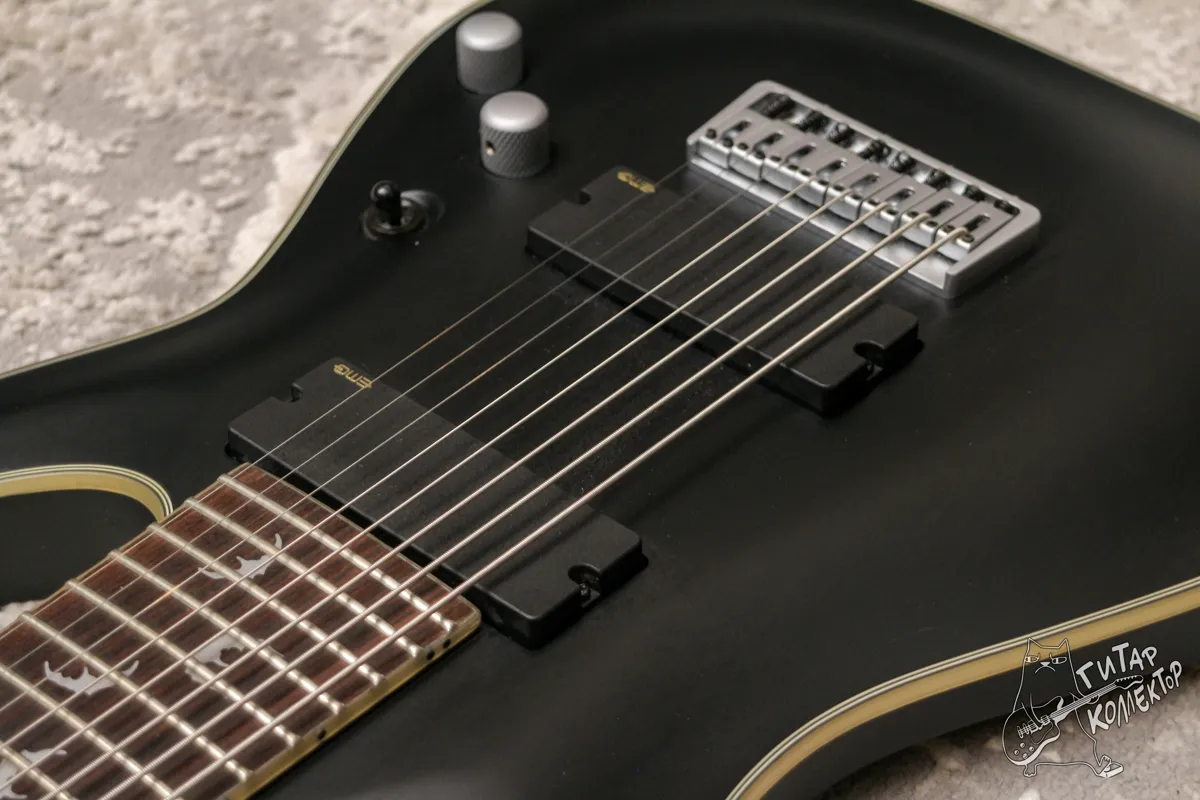 Schecter Damien Platinum 8 Satin Black