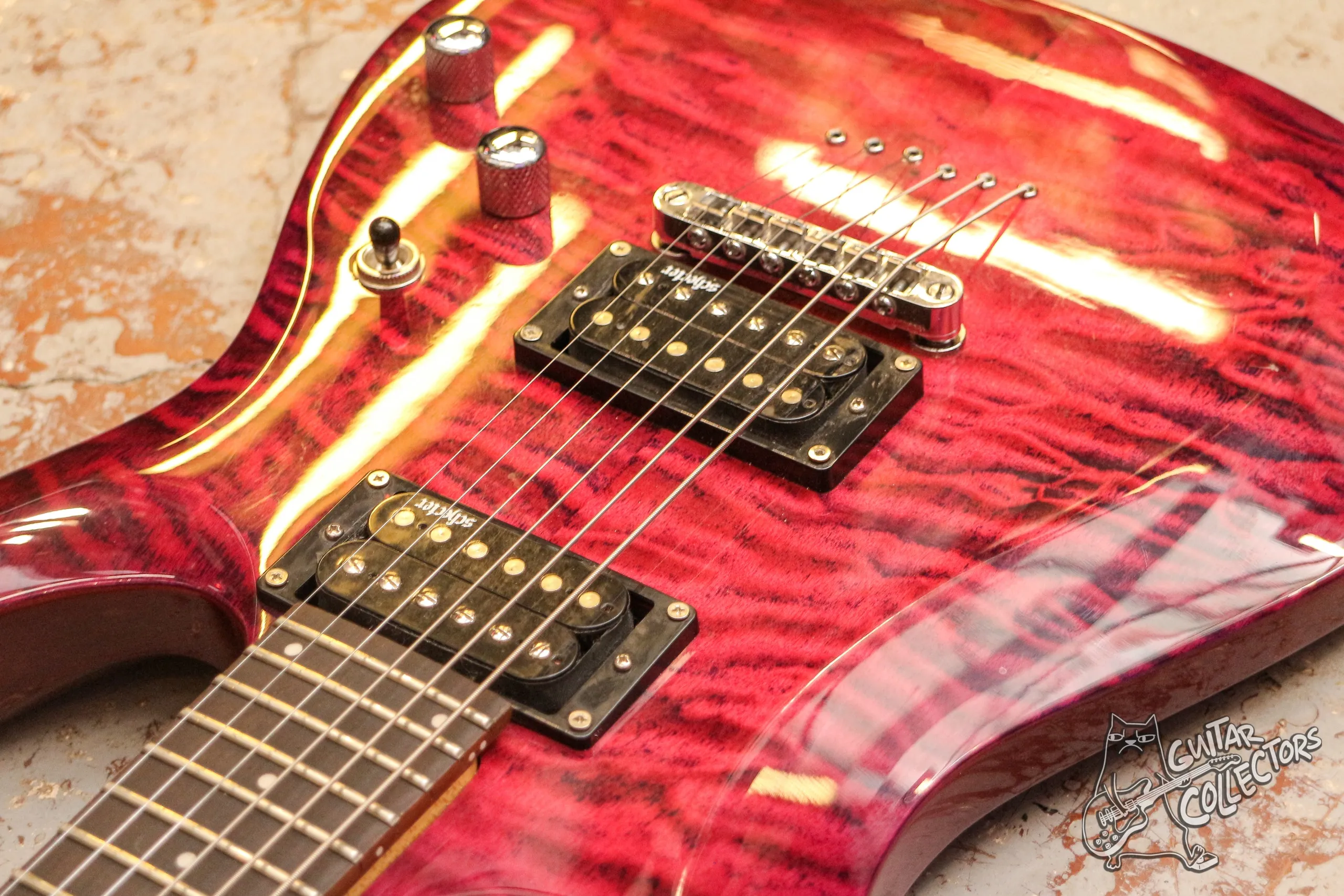Schecter C-6 Plus Electric Magenta