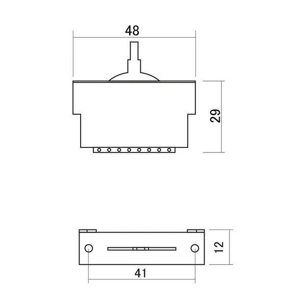 Переключатель 3-х позиционный, Hosco YM-30S