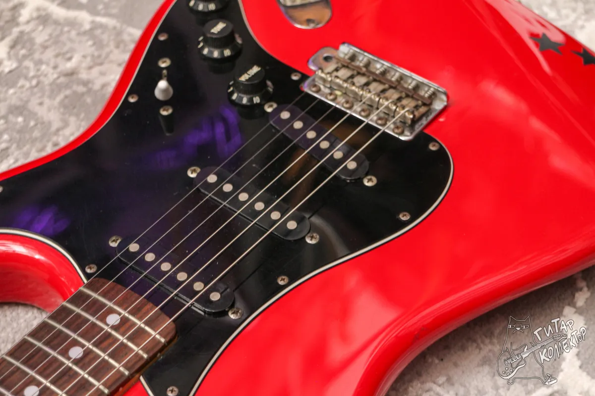 Squier Stratocaster Silver Series Torino Red