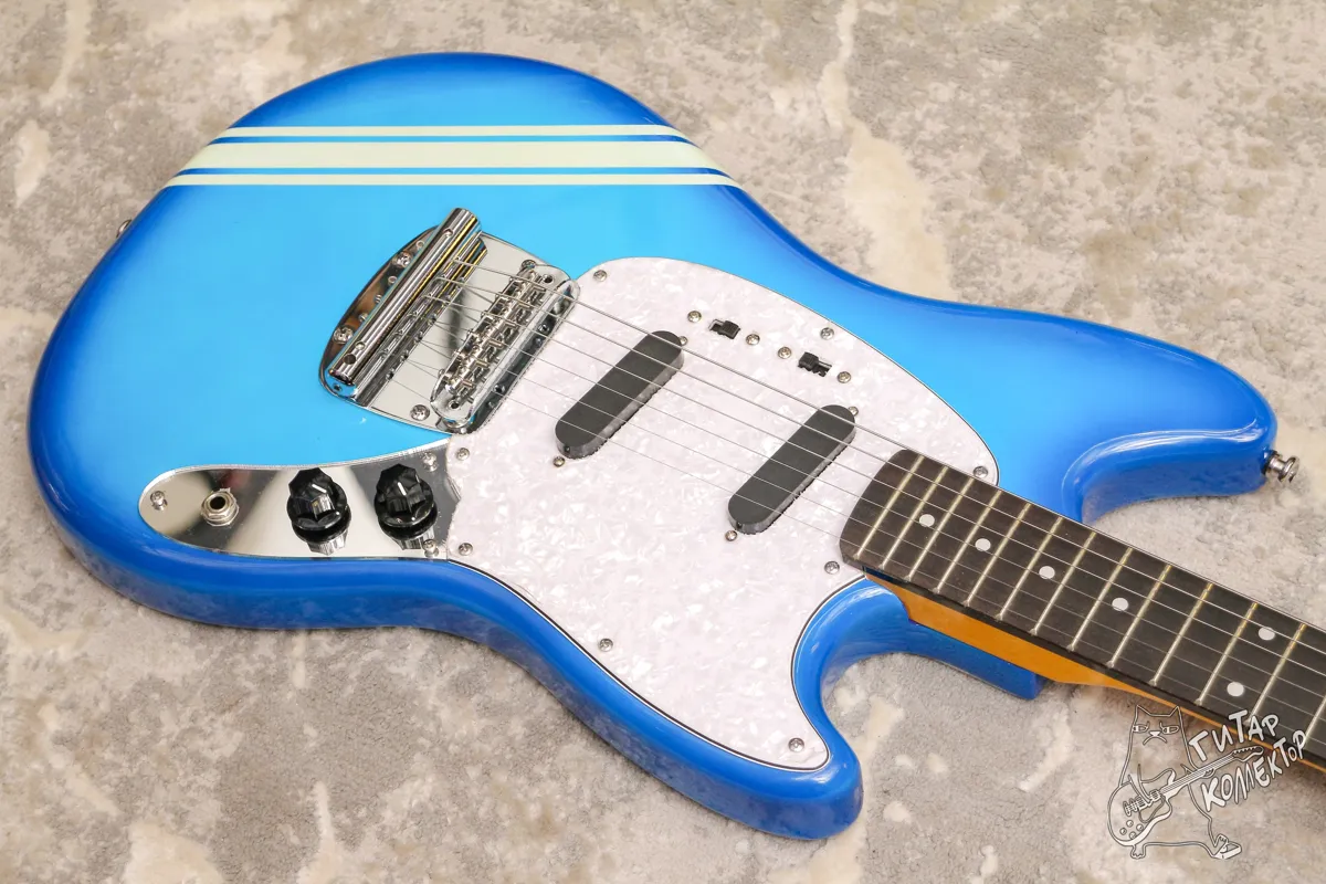 Fender Mustang Competition Blue Burst Copy