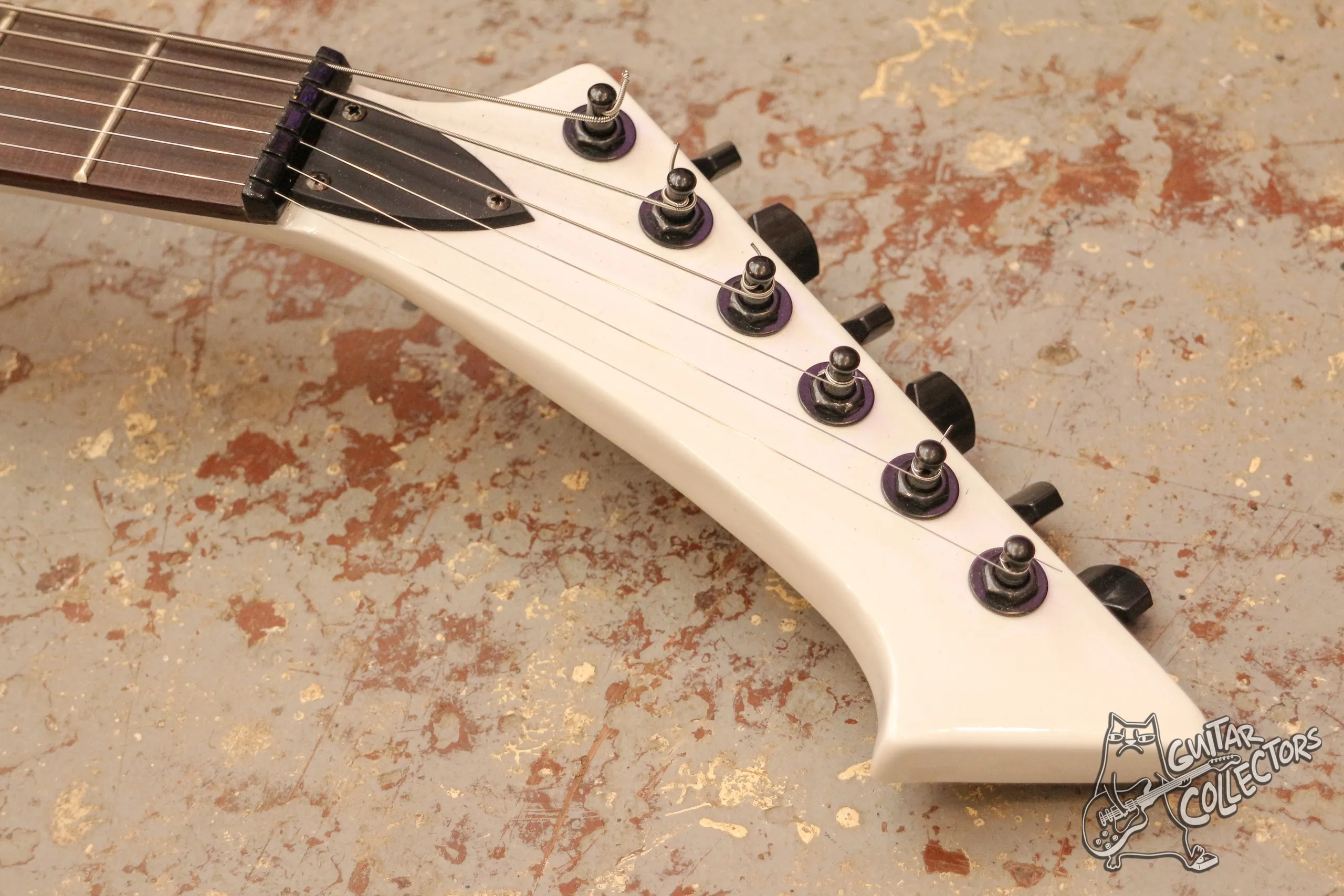 ESP Snakebyte James Hetfield Explorer White Copy