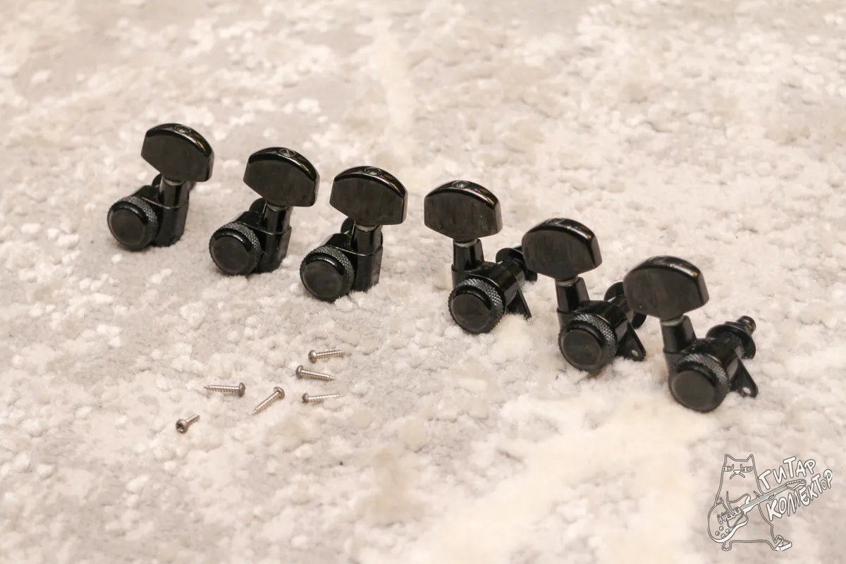 Schaller Локовые Колки 3+3 Black