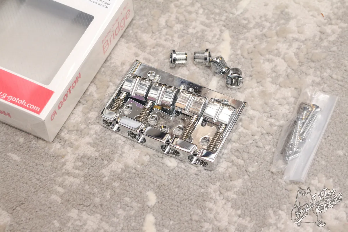 Gotoh 404 BO-4 Hardtail Bass Bridge Chrome
