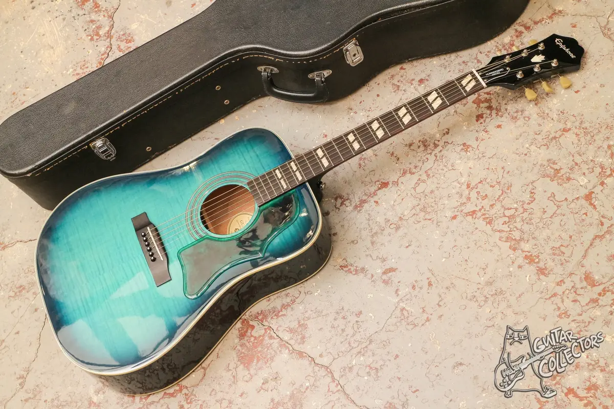 Epiphone Hummingbird Artist Blue Burst