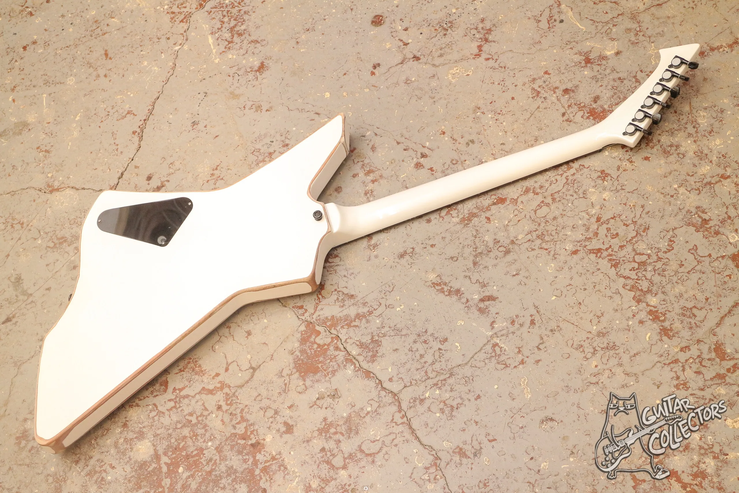 ESP Snakebyte James Hetfield Explorer White Copy