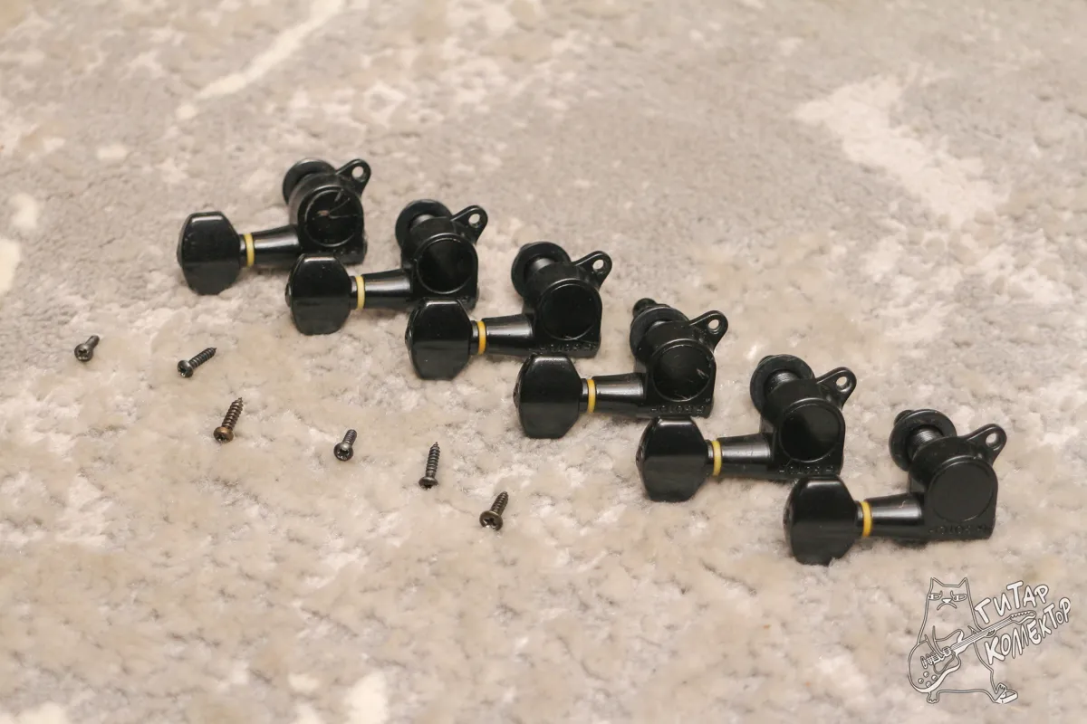 Колки Gotoh 6 в ряд Black