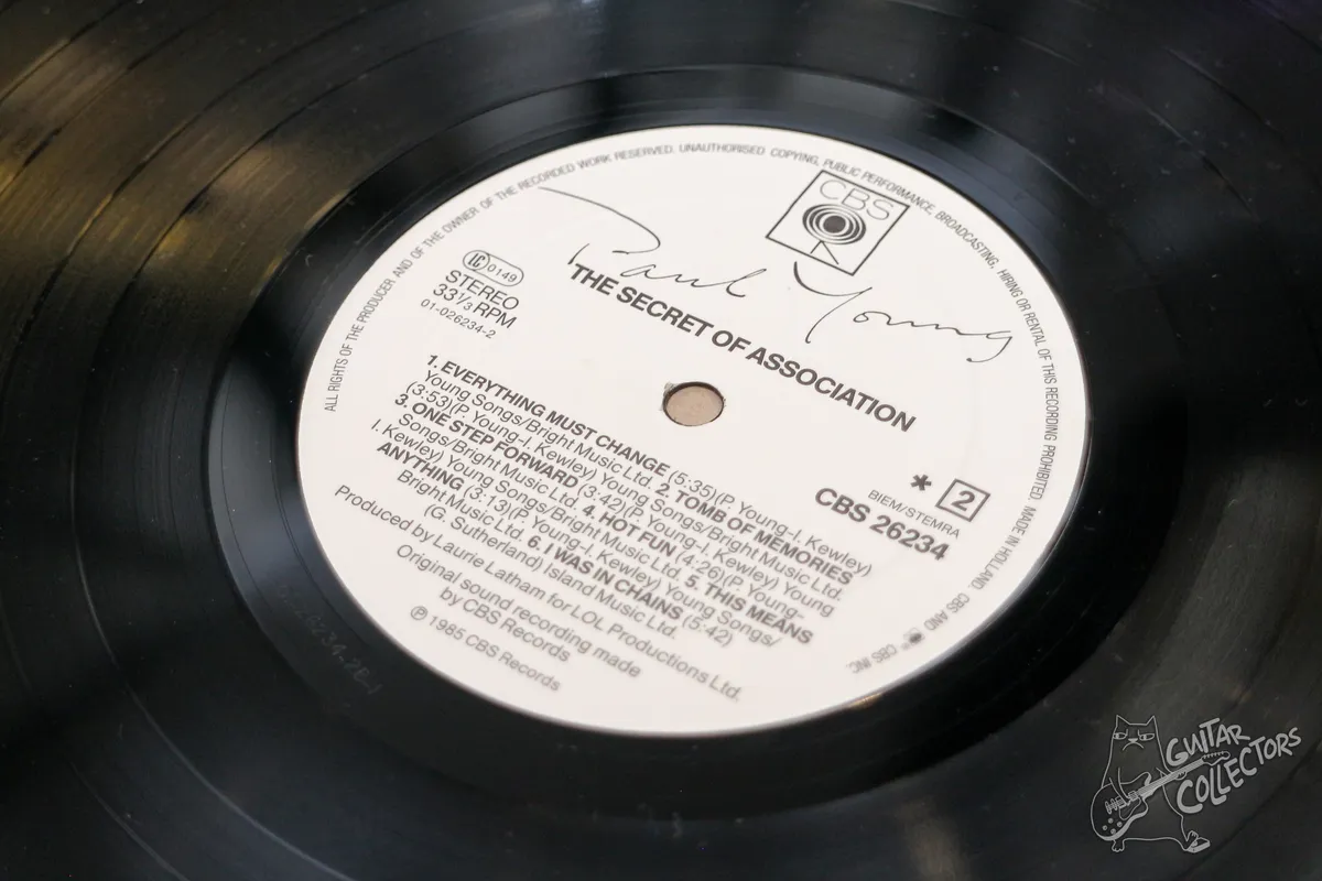 Paul Young – The Secret Of Association LP Holland 1985 NM/NM