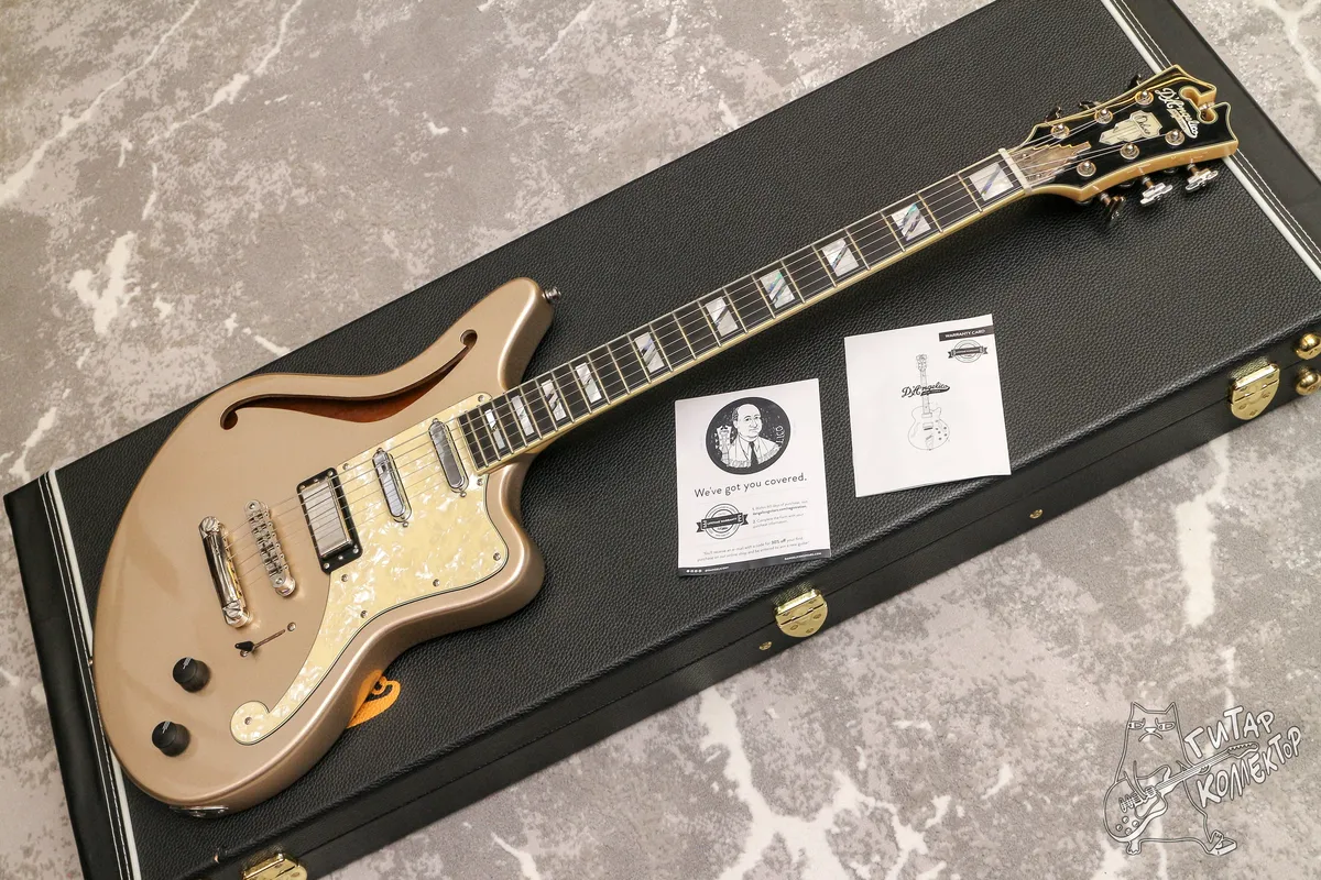 D'Angelico Deluxe Bedford SH Desert Gold