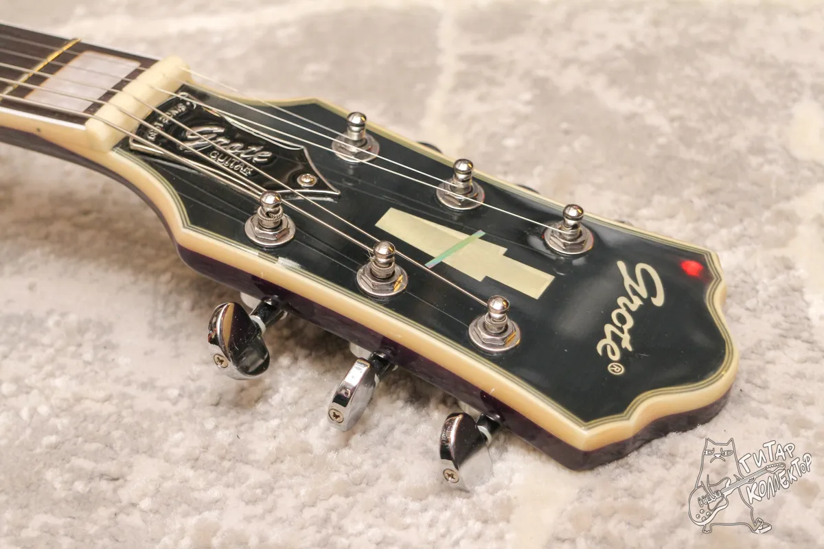 Grote Jazz ES-335 Semi-Hollow Left-Handed Purple