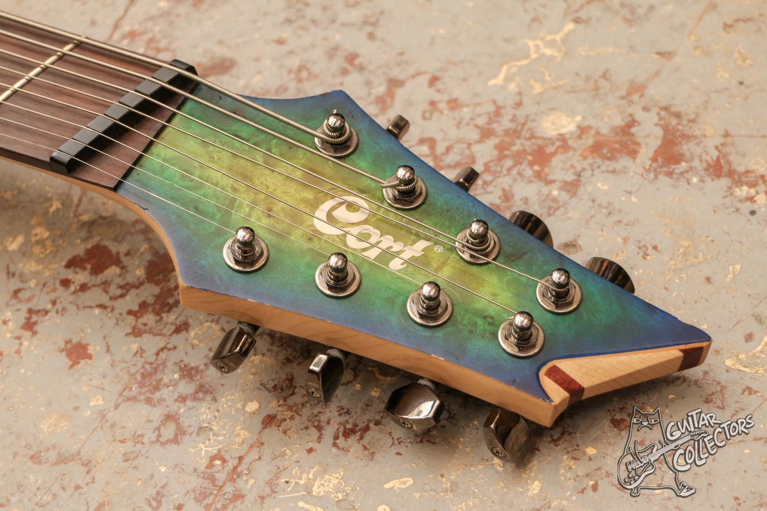 Cort KX508MS Multi Scale Mariana Blue Burst