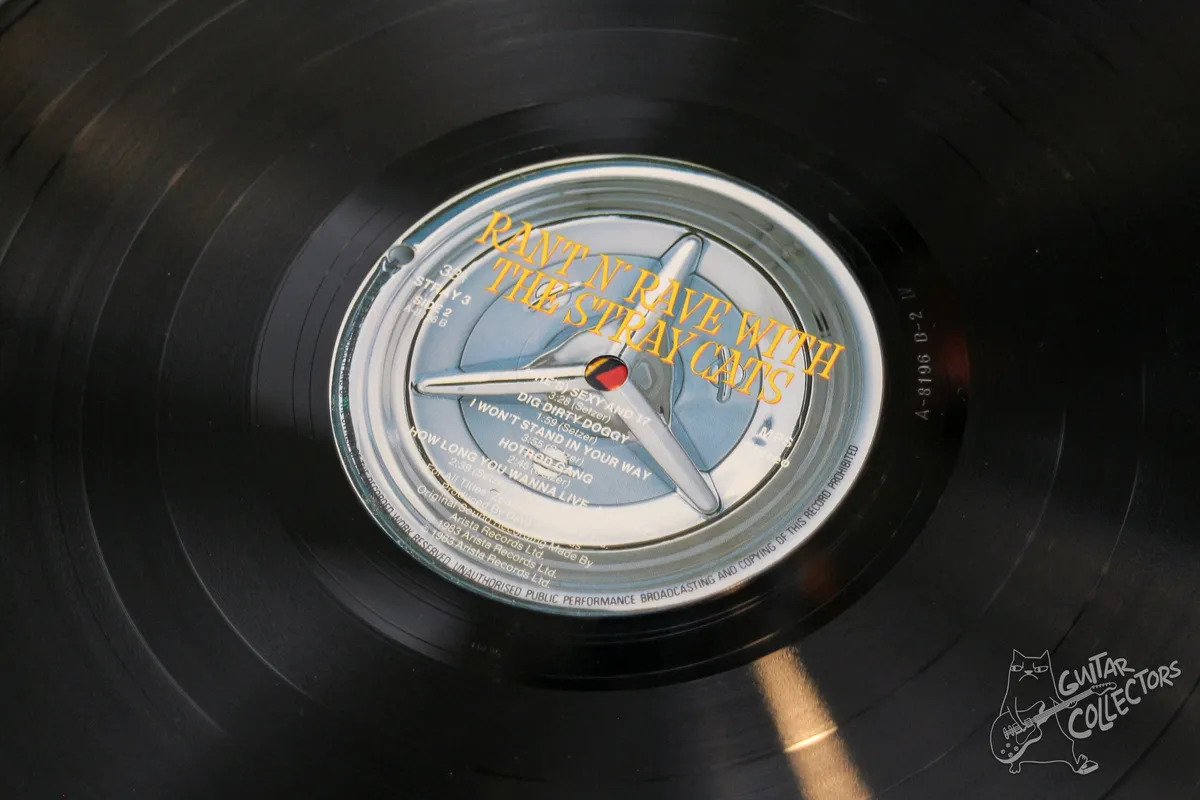 Stray Cats – Rant N' Rave With The Stray Cats LP Europe 1983 GD/NM