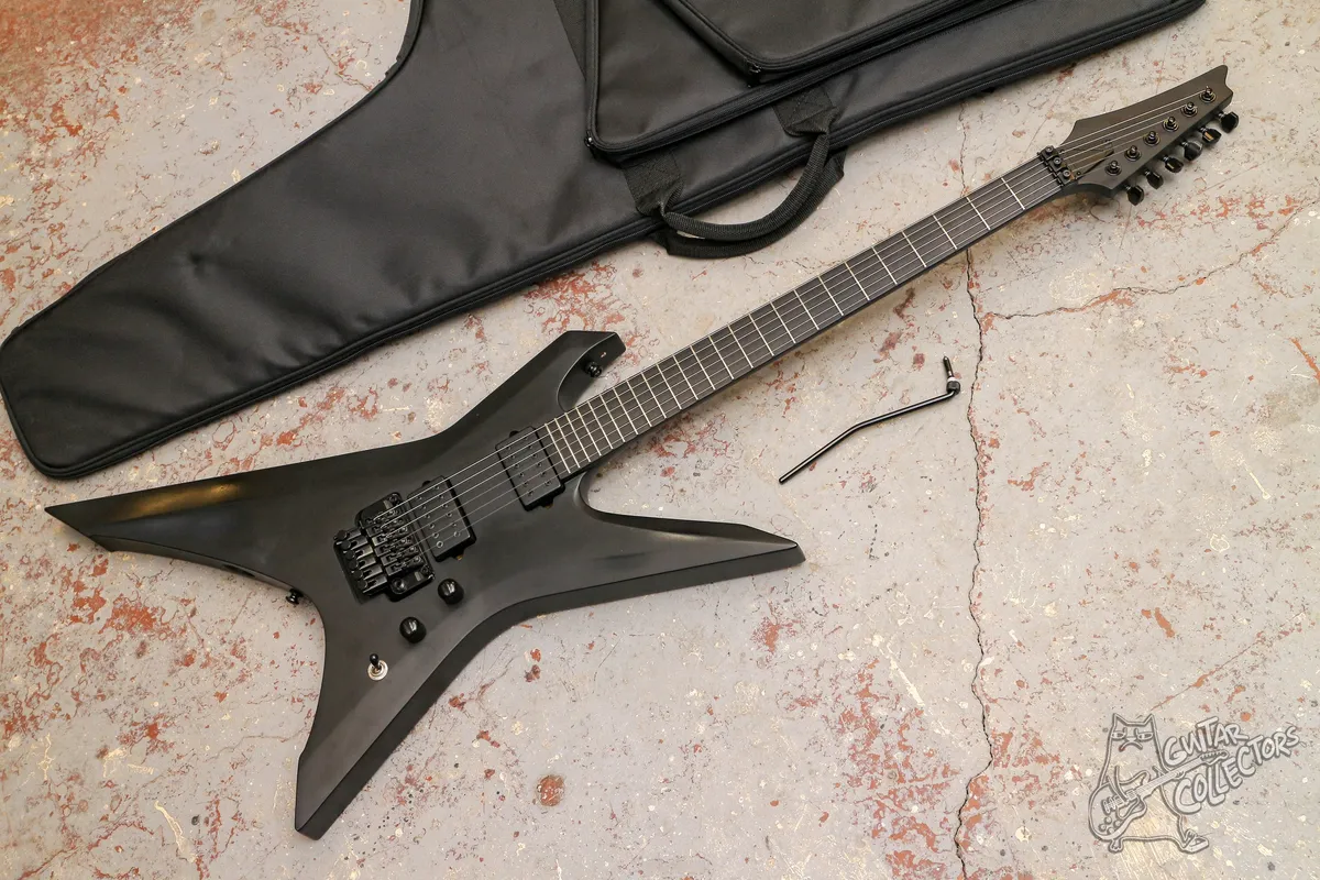 Ibanez Iron Label Xiphos XPTB620 Black Flat