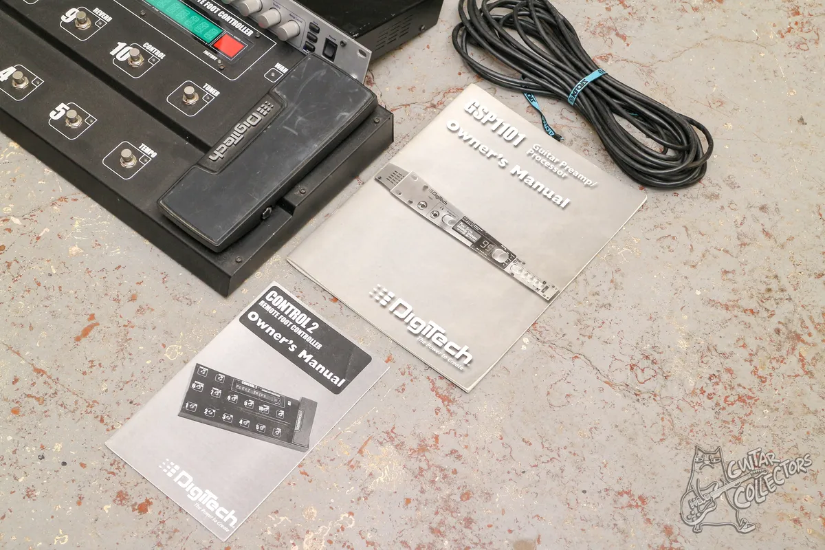DigiTech GSP 1101 Guitar Rack Preamp USA + Control 2
