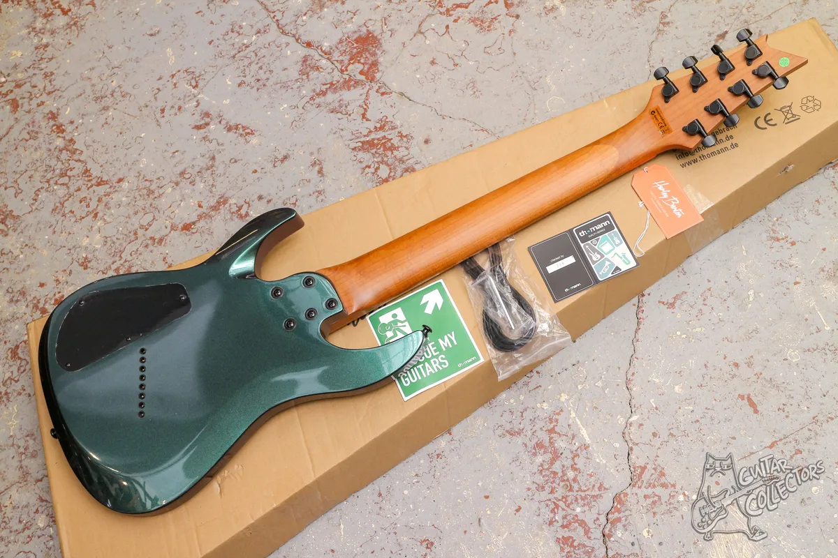 Harley Benton R-458FFB Roasted MultiScale Flip Flop Blue NEW