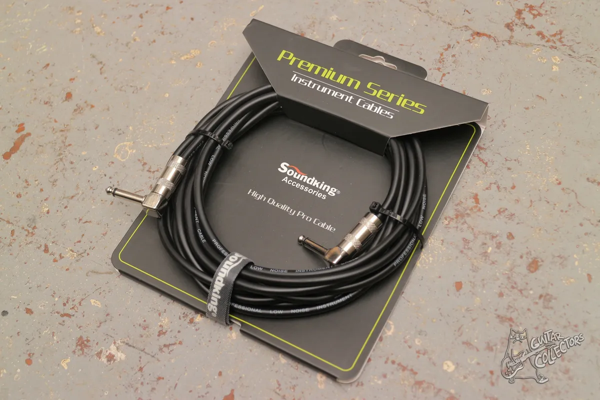 Кабель инструментальный, угловые коннекторы, 5м, Soundking