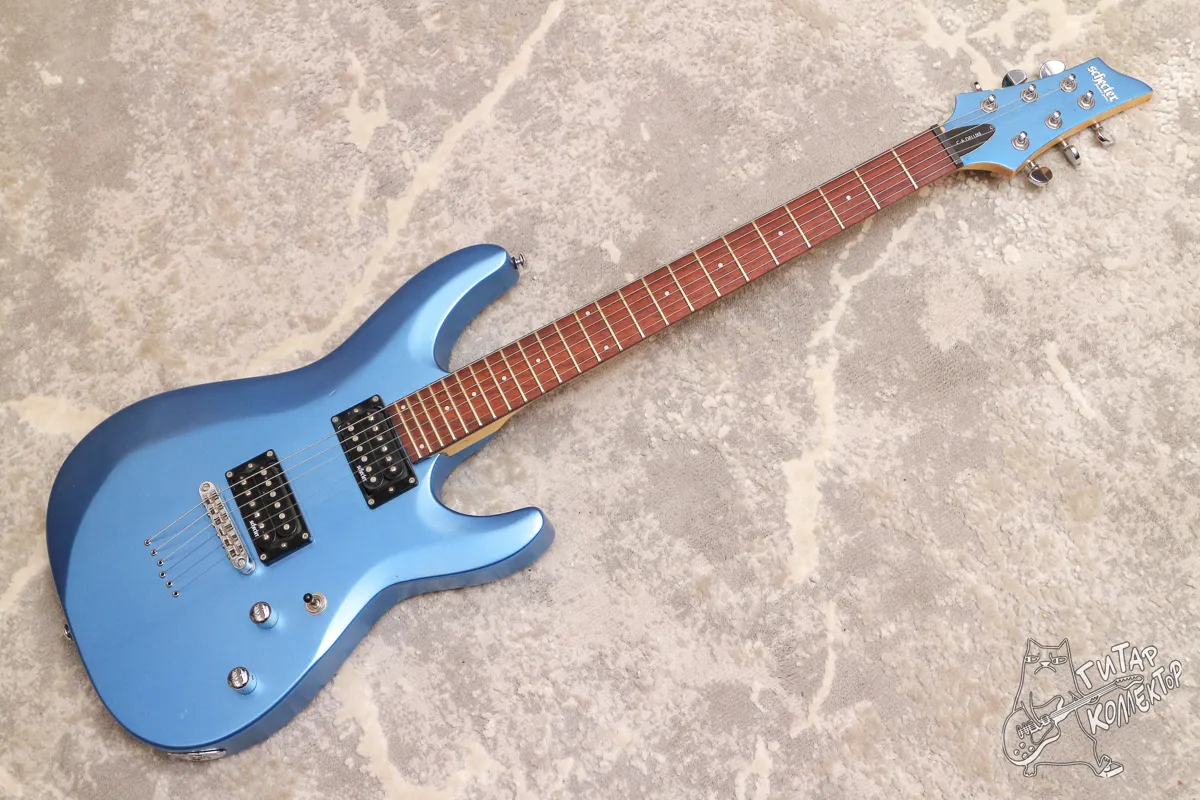 Schecter C-6 Deluxe Satin Metallic Light Blue