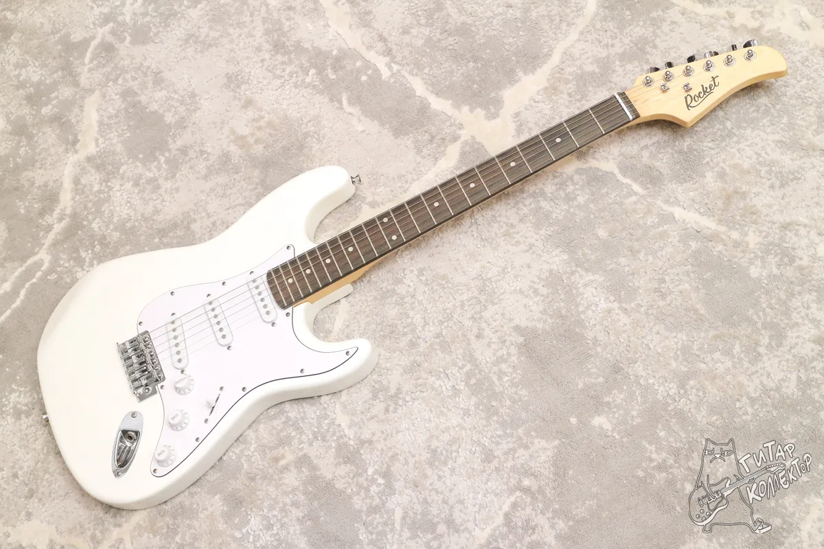 Rocket ST-01 Stratocaster White