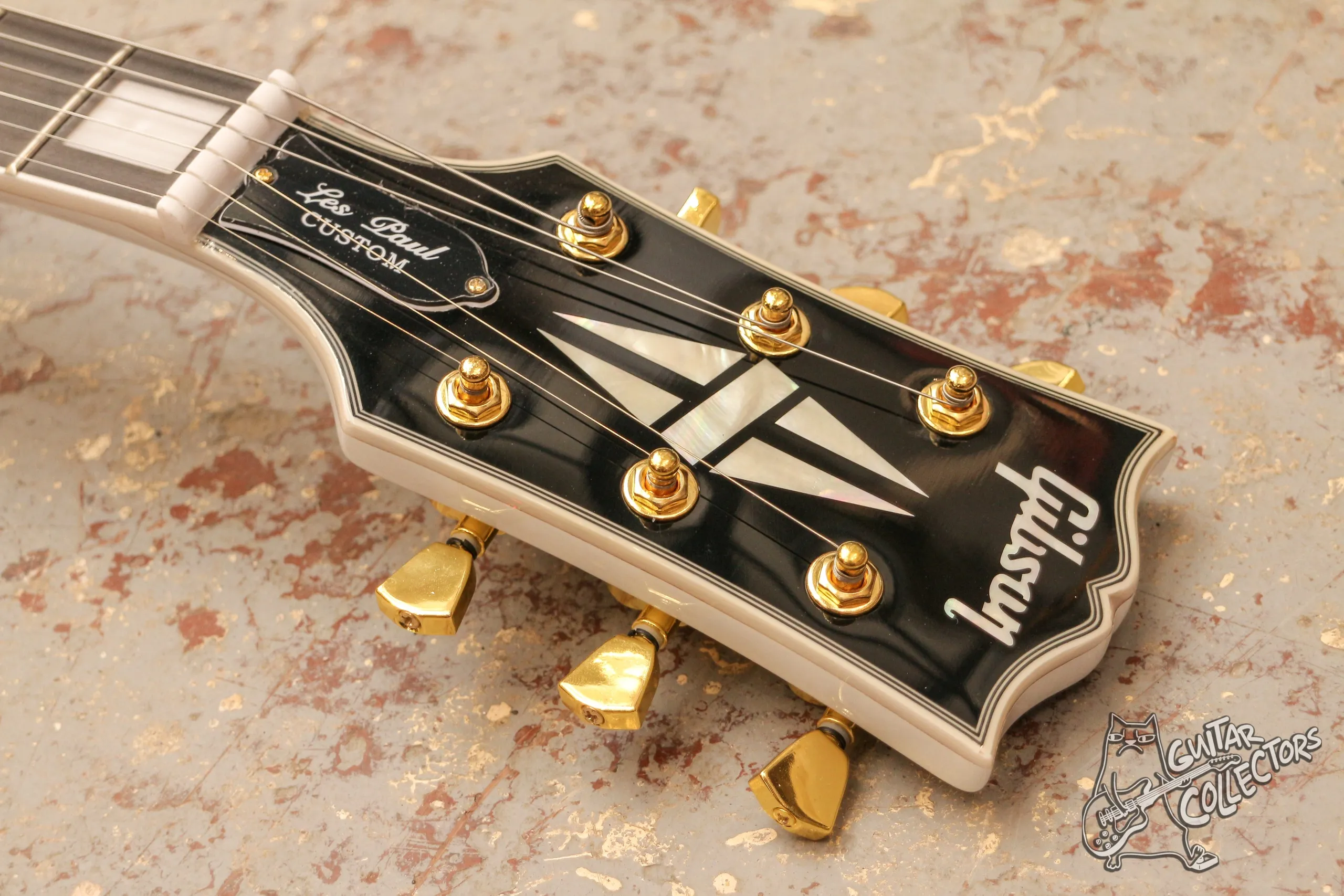 Gibson Les Paul Custom Alpine White Copy