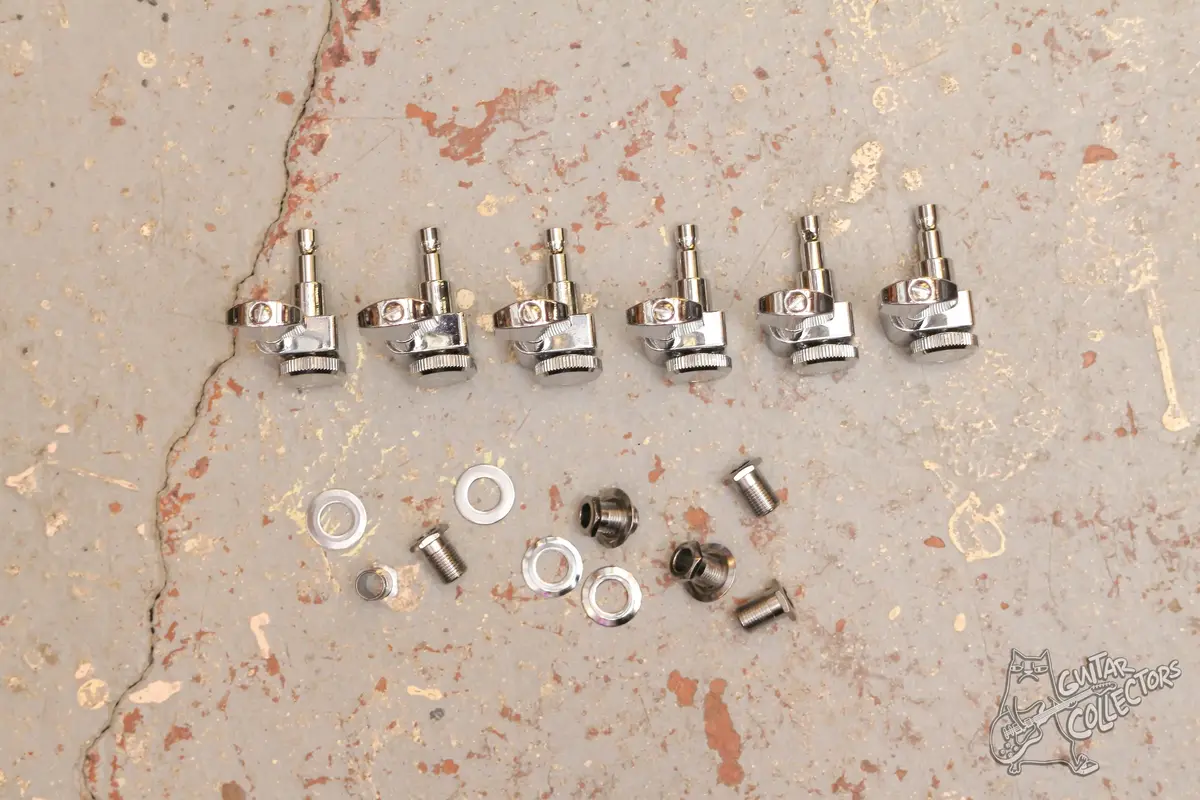 Fender Колки Локовые 6 в ряд Хром