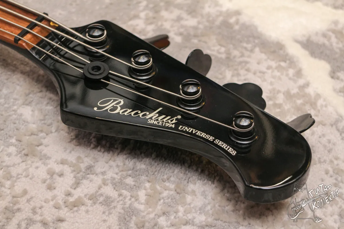 Bacchus HWL-All Black Universe Series Jazz Bass