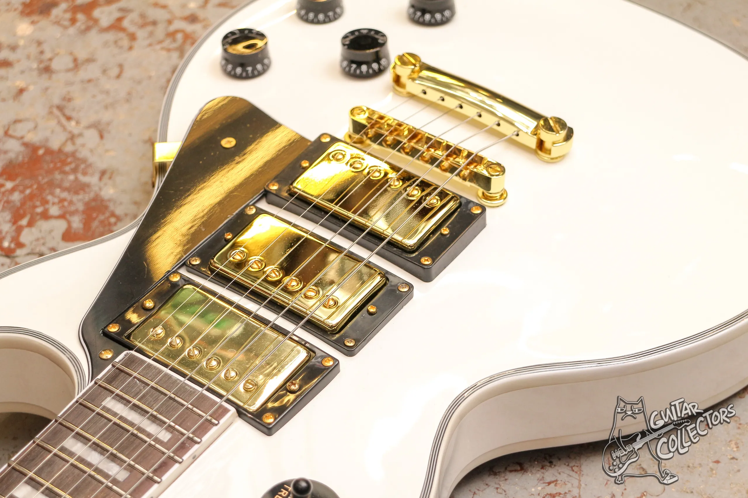 Gibson Les Paul Custom HHH Alpine White Copy