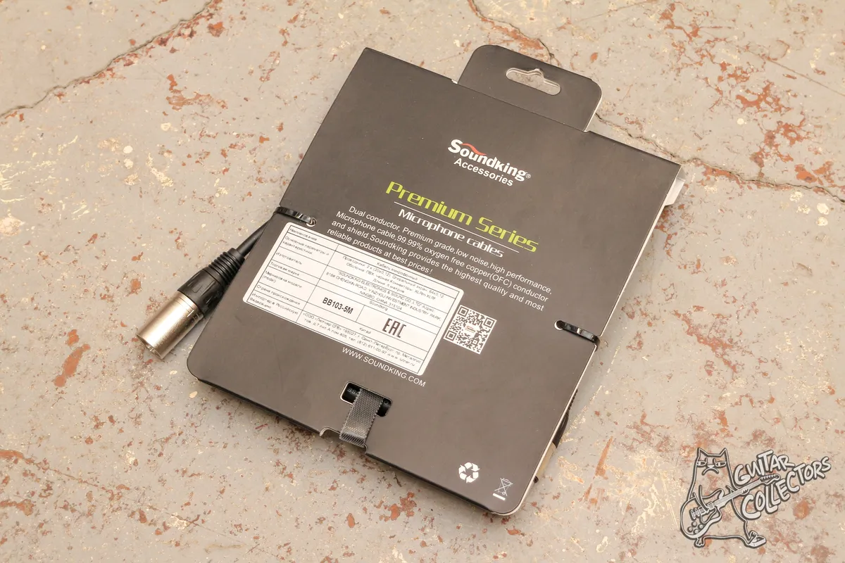 Кабель микрофонный, XLRm-XLRf, 5м, Soundking