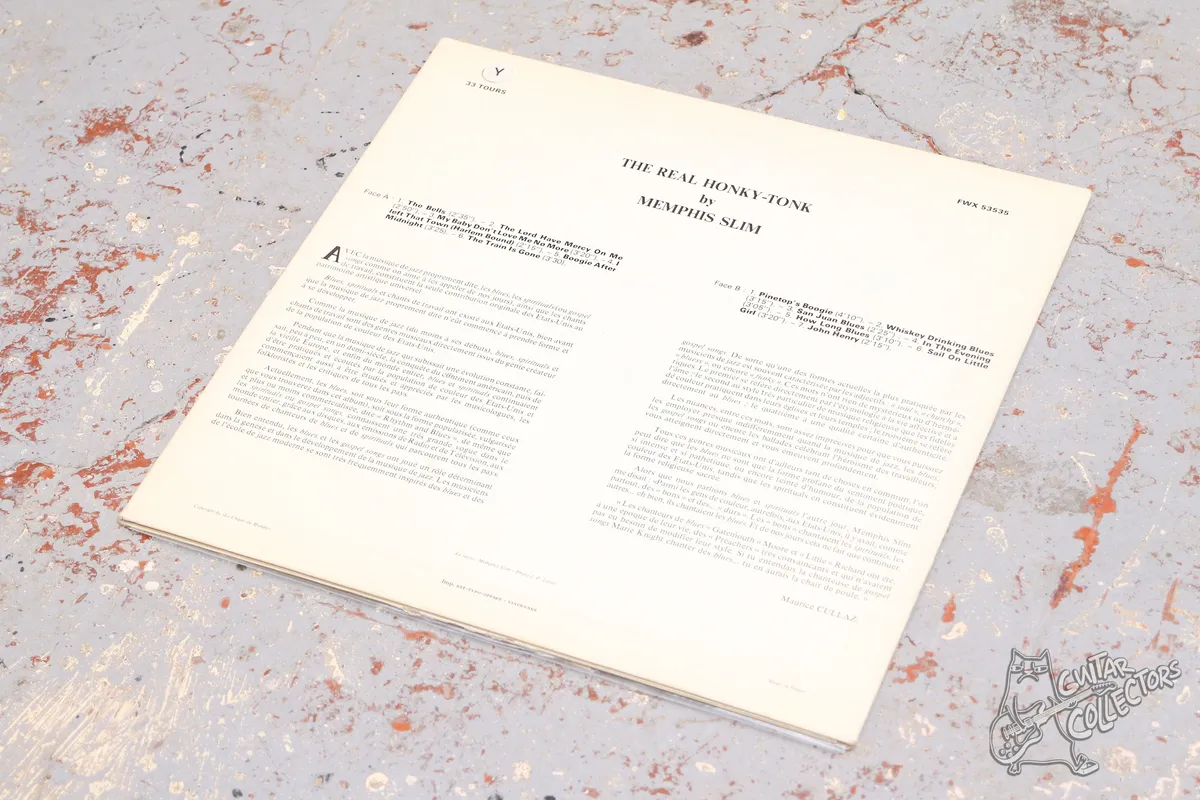 Memphis Slim – The Real Honky-Tonk LP France 1970s EX/NM