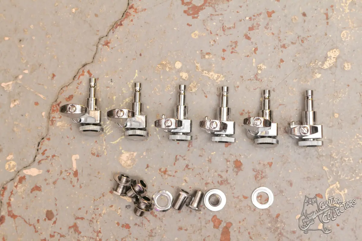 Fender Колки Локовые 6 в ряд Хром